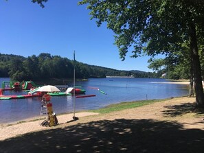 Sun loungers, beach towels - Authentic French Country Barn - in The Limousin, France “Lake District”. (Gourdon-Murat)