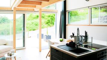 Kühlschrank, Ofen, Herdplatte, Geschirrspüler