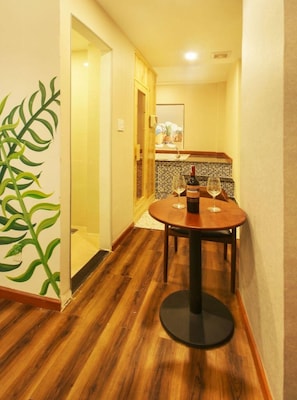 Suite, 1 Bedroom | Bathroom | Shower, free toiletries, hair dryer, slippers