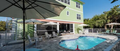 Full View of the Deck and Entryway to Attached Game Room with Sitting Area (1)