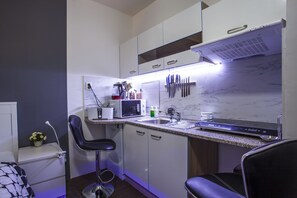 Standard Apartment | Private kitchen | Fridge, microwave, stovetop, dishwasher - Penmoor Creek - Petržalka (Bratislava)