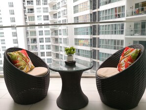 Family Apartment, 2 Bedrooms, Accessible, Garden View | Balcony - The Regalia Residences & Suites KLCC (Kuala Lumpur)