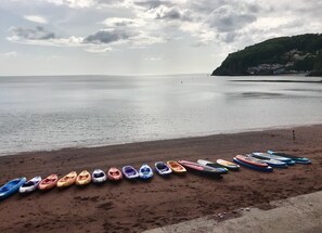 On the beach