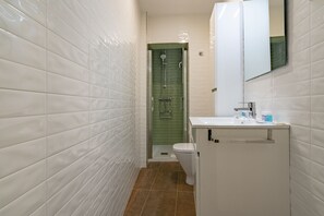 Shower, hair dryer