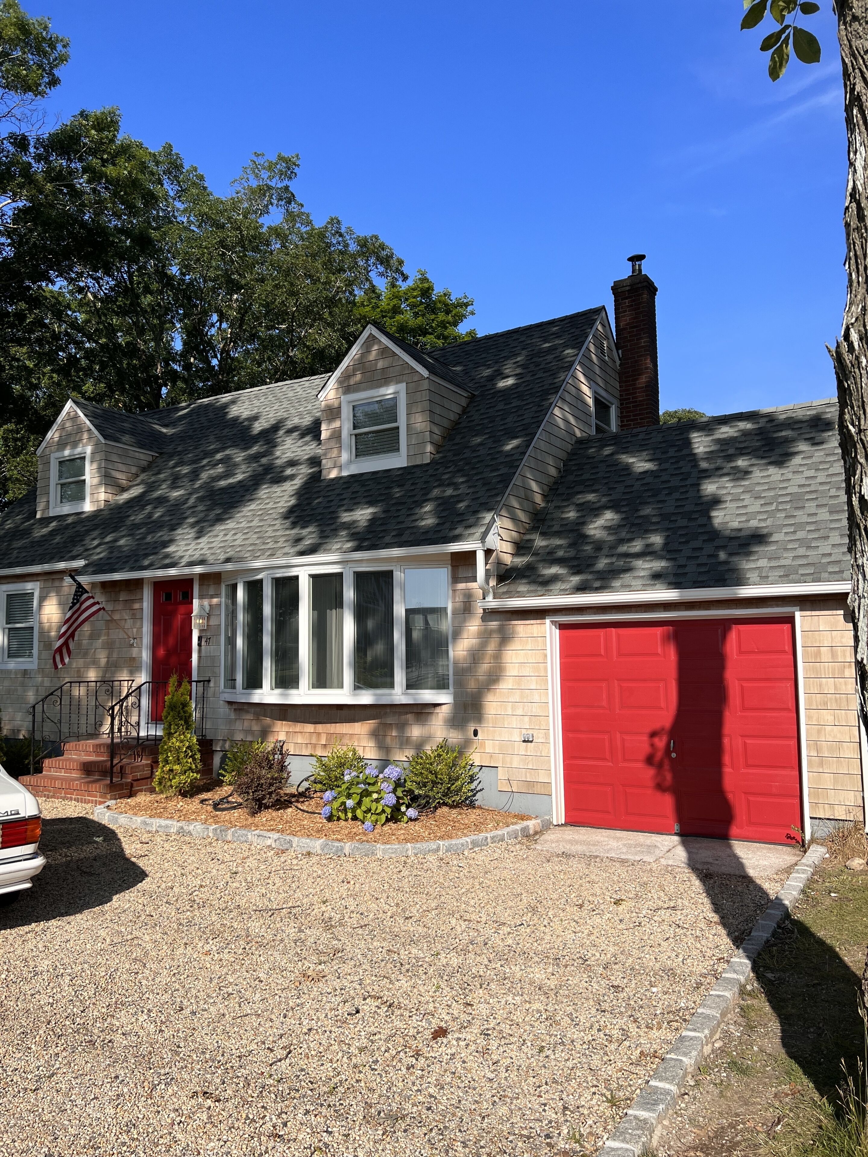 New deck, pool liner, ac, doors, hardwoods, paint, electric fireplace, etc.
