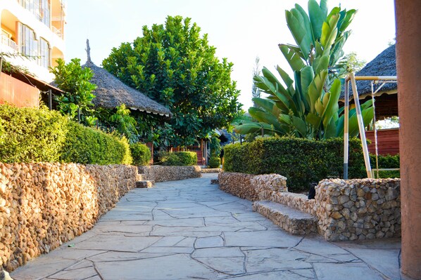 Entrada de la propiedad