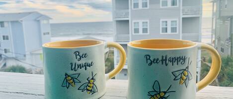 Blick von der Unterkunft