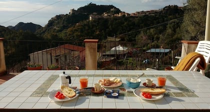 Villa Sarino located in the nature with sea and mountain view