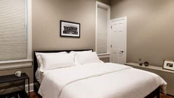 4 bedrooms, memory foam beds