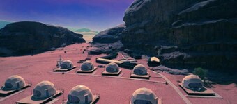 Desert planet camp