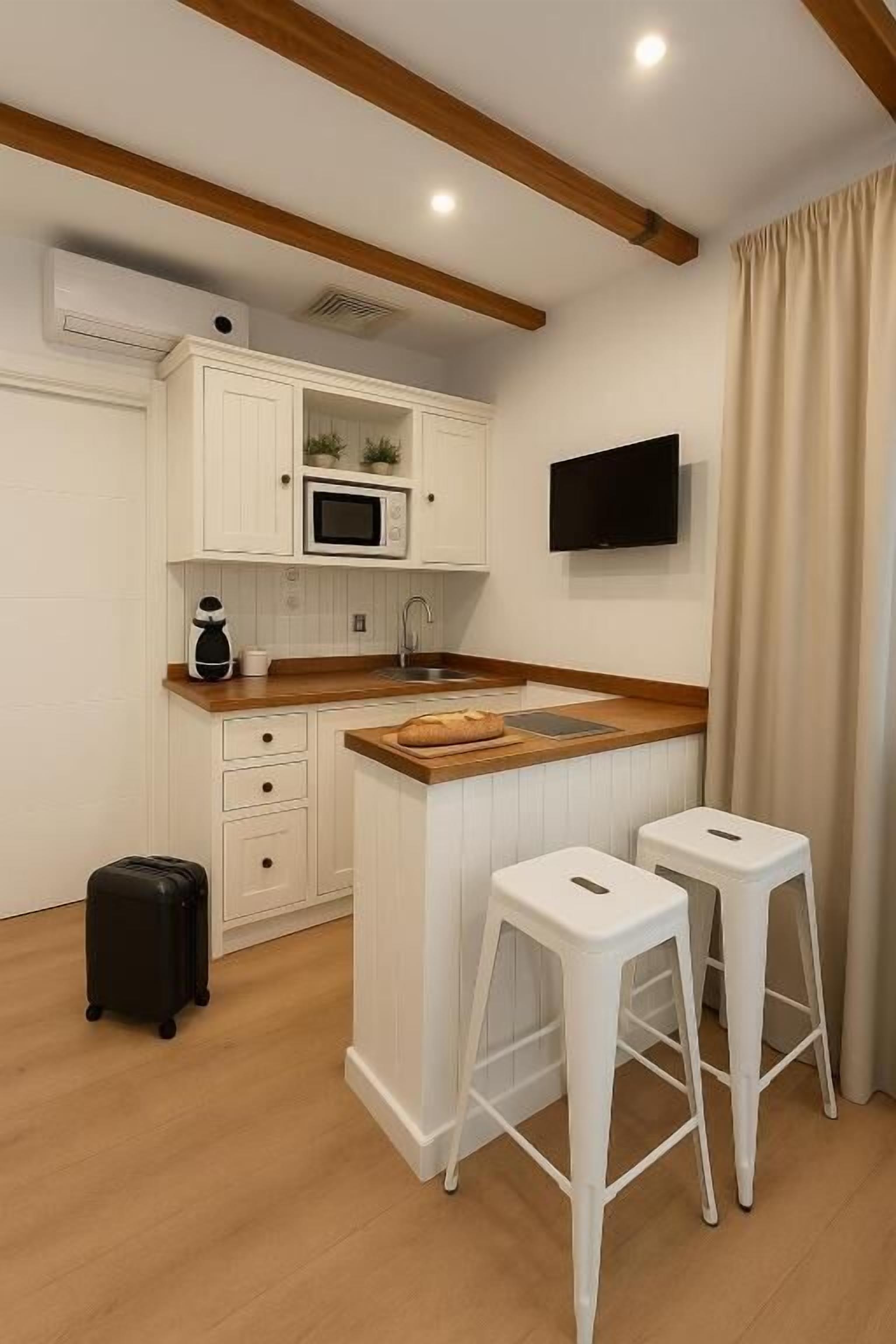 Appartement, uitzicht op stad | Privékeuken | Een koffiezetapparaat/waterkoker