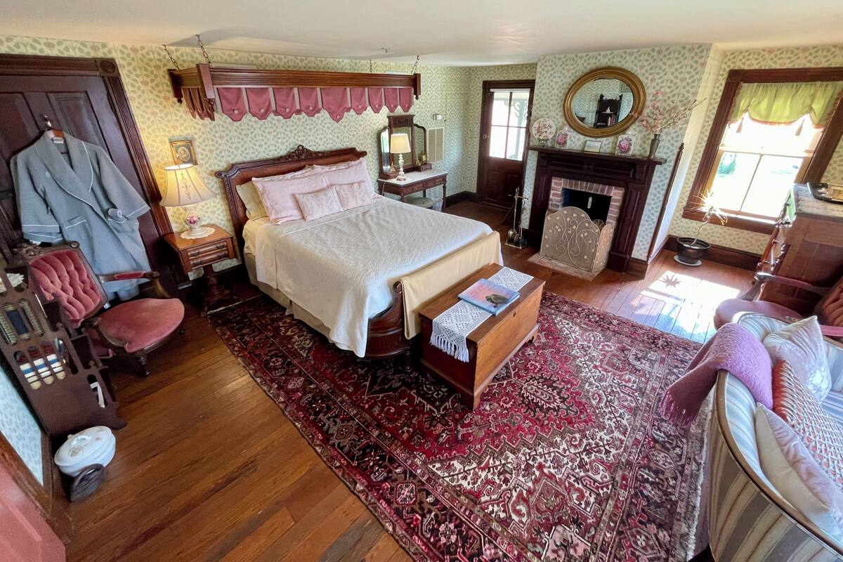 The Victorian Room | Blackout drapes, iron/ironing board (on request), individually decorated