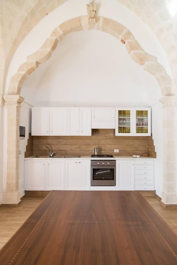 Studio Deluxe, 1 grand lit et 1 canapé-lit, vue montagne | Cuisine privée