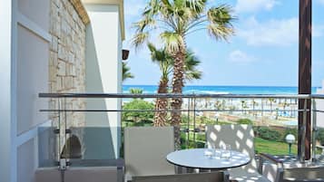 Familie suite, uitzicht op zee | Terras