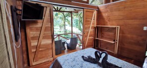 Basic Cottage, Non Smoking, Lake View | Terrace/patio - Cabaña del Lago Fortuna (Florencia)