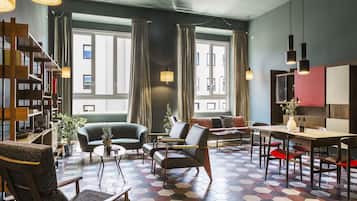 Sala de estar en el lobby