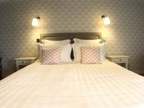 Premium bedding, memory-foam beds, individually decorated