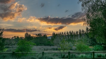 Vue depuis lâhĂ©bergement
