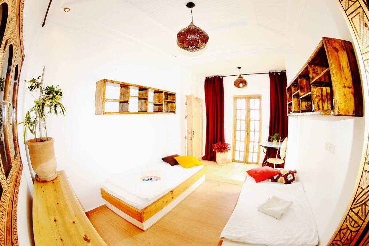 Chambre avec lits jumeaux