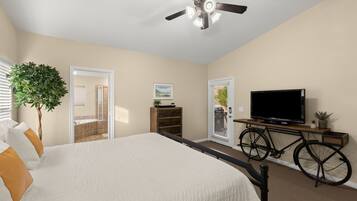 4 slaapkamers, een strijkplank/strijkijzer, gratis wifi, beddengoed