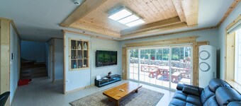 Wonderful Wood Family House in Jeju in nature