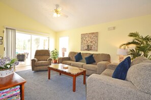 House, 4 Bedrooms | Living room | Flat-screen TV, video-game console - The Manors North at Westridge 215730 (Davenport)