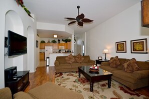 House, 4 Bedrooms | Living area | Flat-screen TV, ping pong - Calabay Parc at Tower Lake 221292 (Haines City)