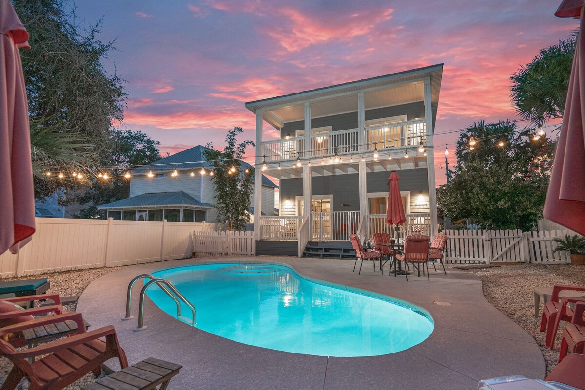 GOLF CART, PRIVATE POOL, PET FRIENDLY, VERY CLEAN, CLOSE TO BEACH