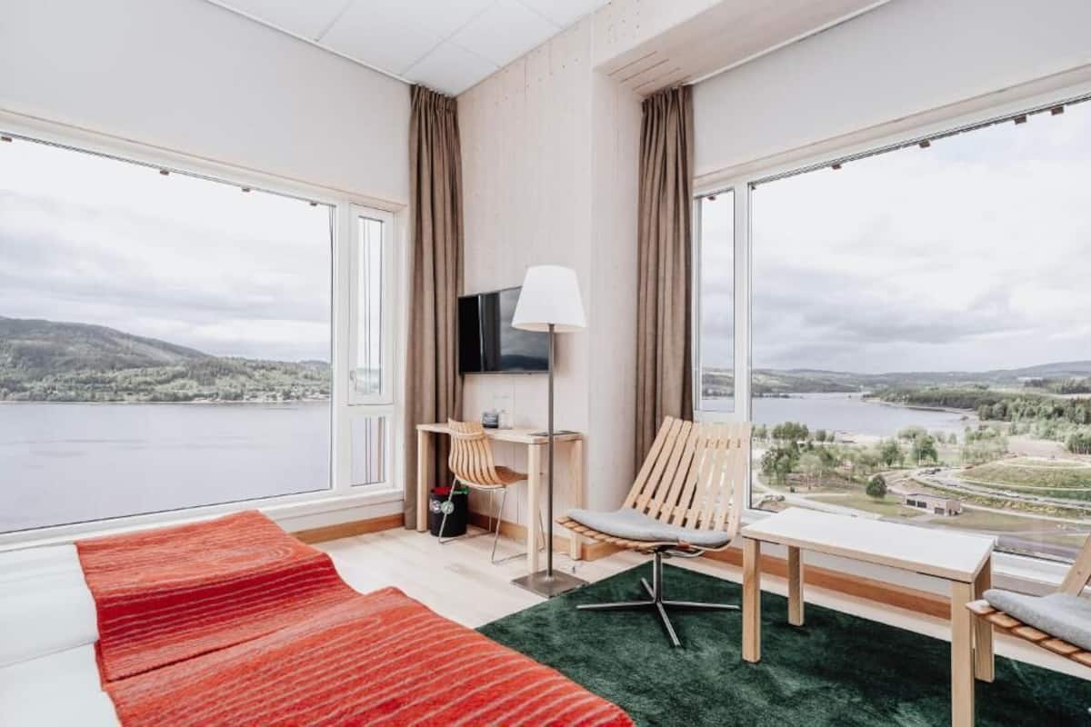 Panoramic Quadruple Room | Premium bedding, desk, blackout curtains, free WiFi