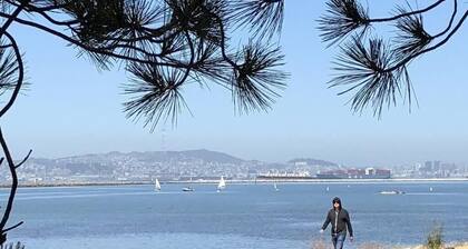 Sitting on the dock on the Bay