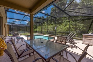 House, 6 Bedrooms, Private Pool | Terrace/patio - 6BR Pool Home in Cypress Pt. by SHV-1037 (Davenport)