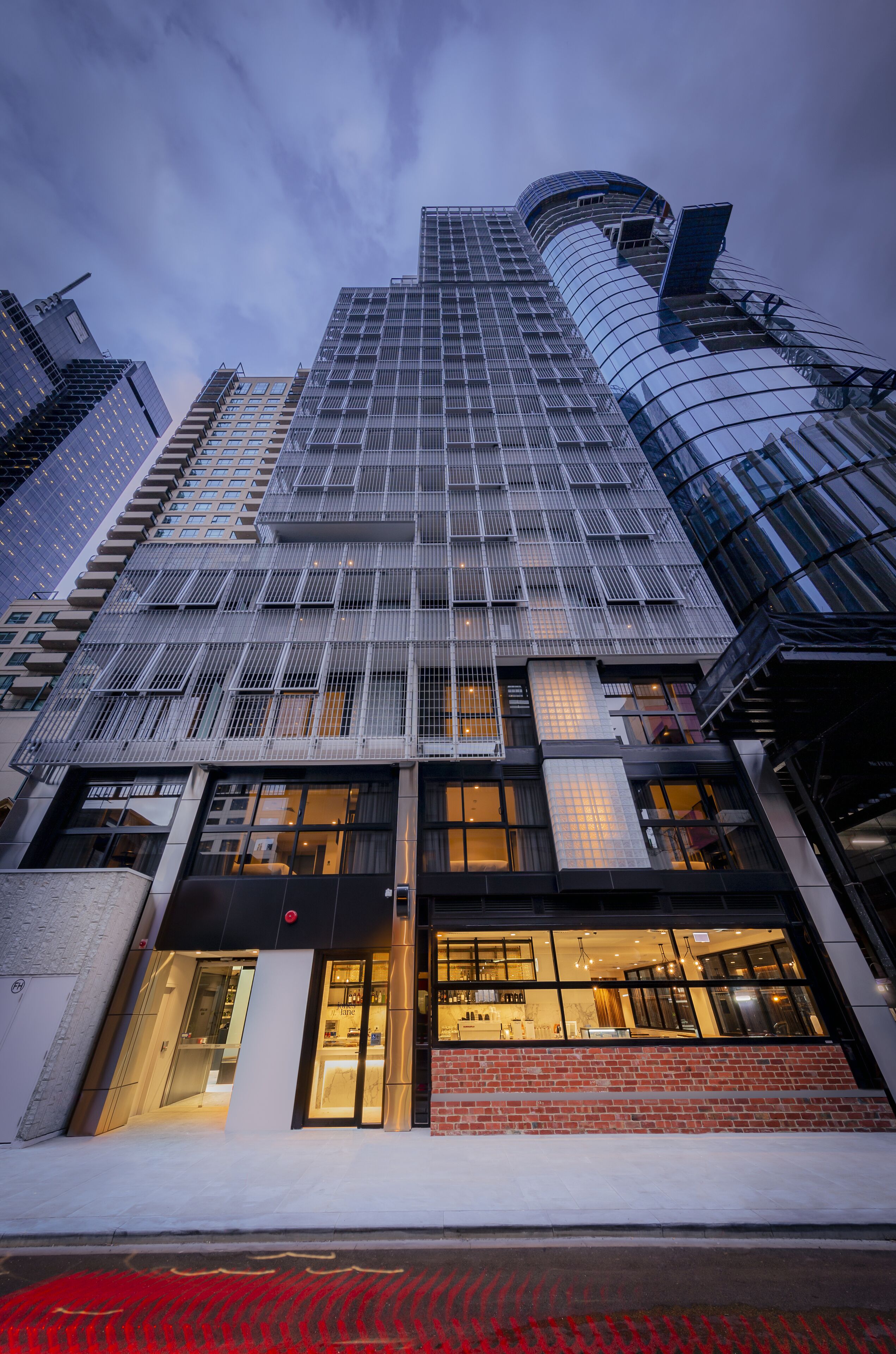 front of property – evening/night