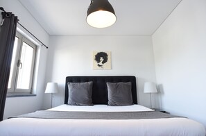 Leilighet, 2 soverom (Blue) | 2 soverom, blendingsgardiner, lydisolert og strykejern/-brett