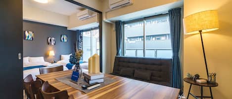 Chambre, 1 chambre | Bureau, fer et planche à repasser, Wi-Fi gratuit, draps fournis