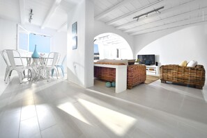 Living area - Villa Blanca Duo (Mykonos)