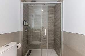 Ducha, secador de pelo, toallas