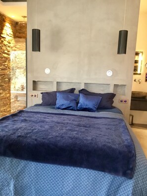 3 bedrooms, desk, iron/ironing board, free WiFi - Modern villa with pool (Aix-en-Provence)