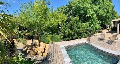 Modern villa with pool