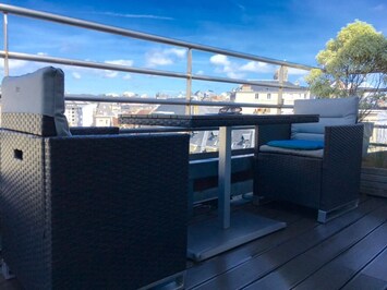 La terrasse privée 