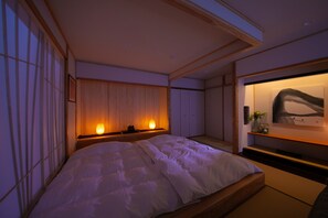 Premium bedding, individually decorated, individually furnished - Oyado Den Rikyu (Yufu)