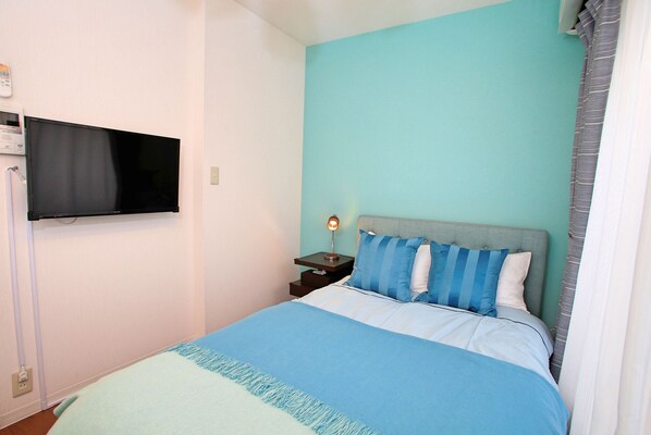 Economy Double Room (203) | Blackout curtains, free WiFi, bed sheets