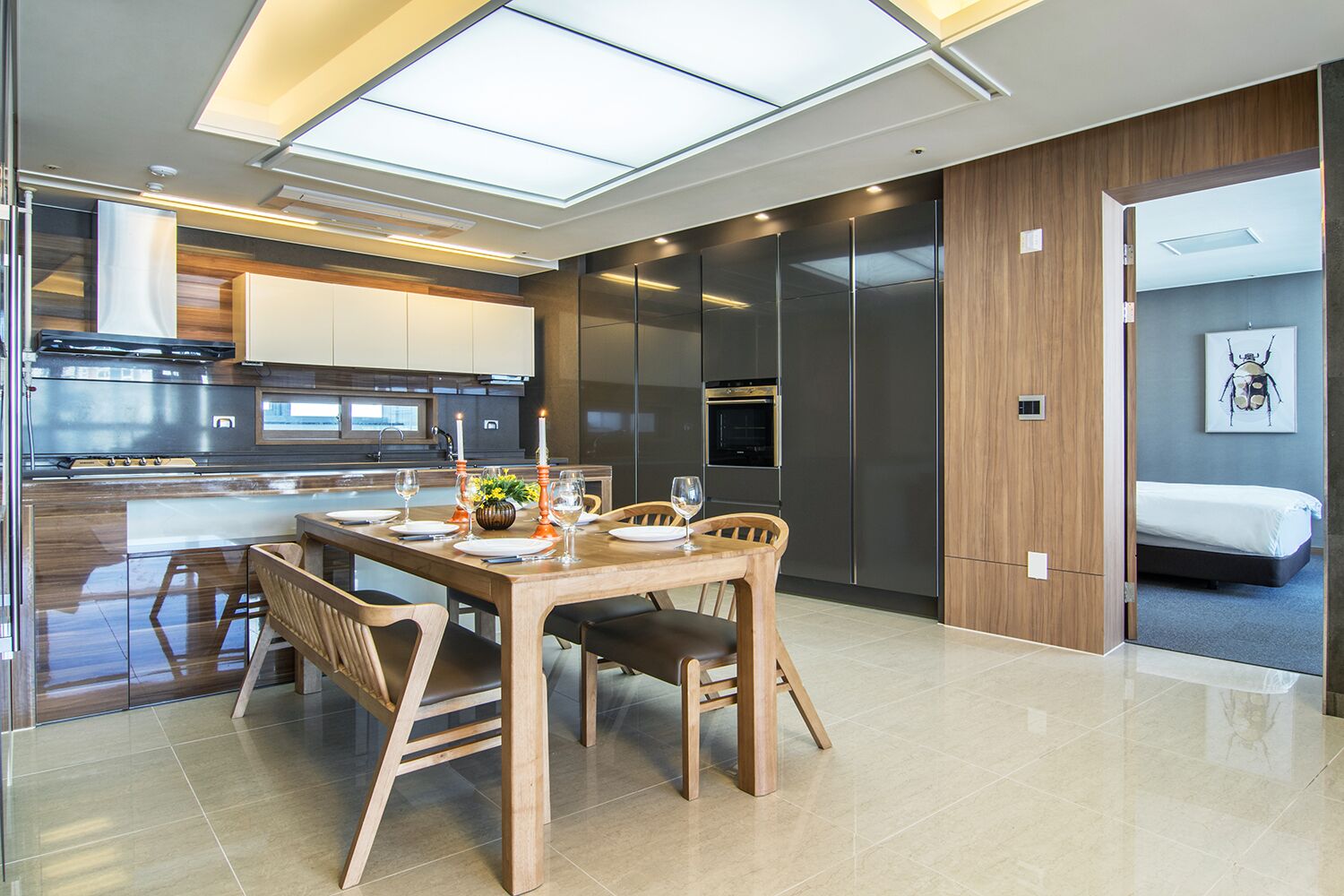Luxury Triple Room, 3 Bedrooms, Non Smoking, Ocean View (23A Type) | Private kitchen | Fridge, microwave, stovetop, electric kettle