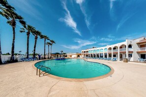 Indoor pool, a heated pool - Waterfront Park Model Home w/ boat slip & shared pools, hot tub,tennis, gym (Port Isabel)