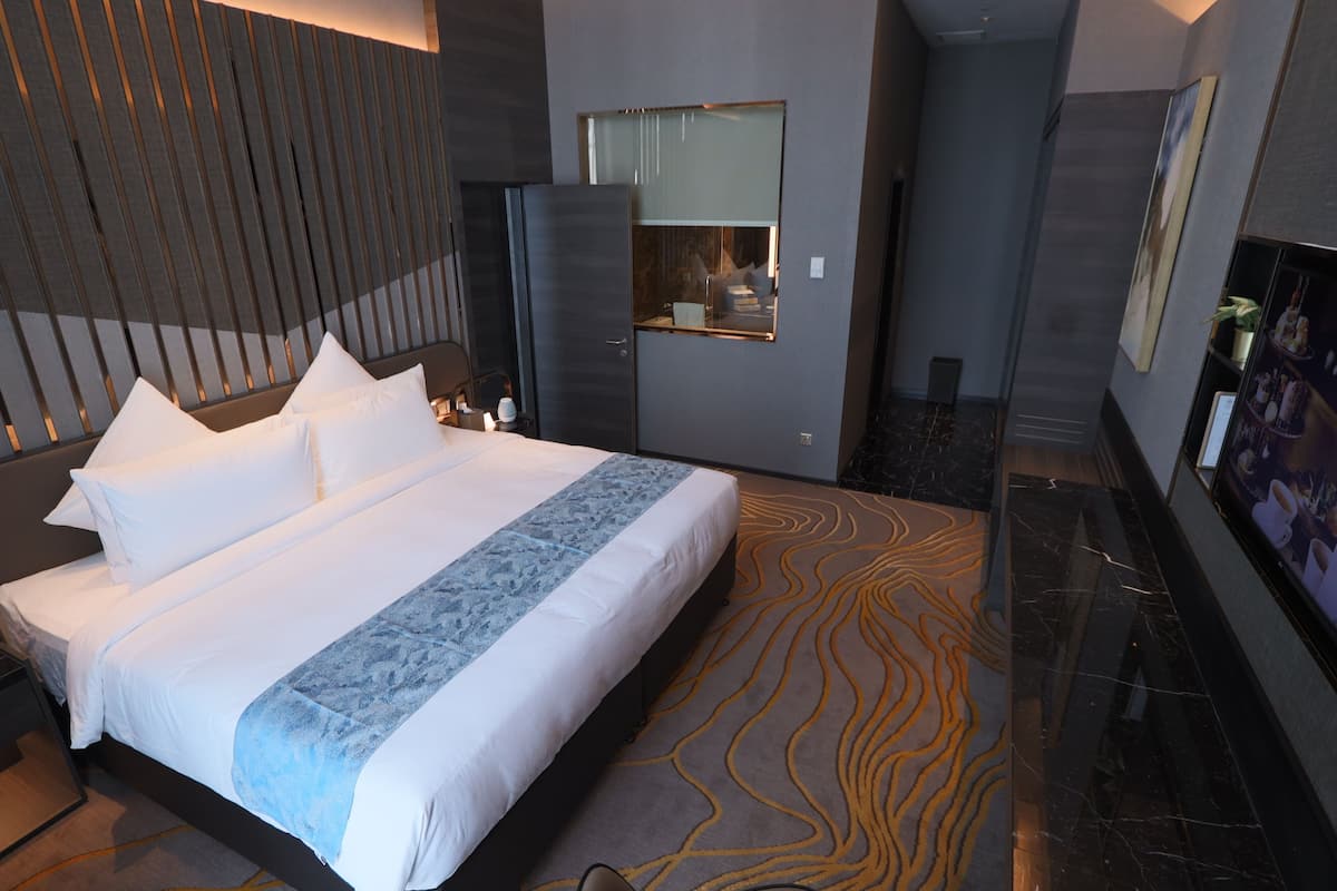 Merchant Suite | Minibar, una cassaforte in camera, una scrivania, postazione laptop