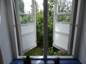 Blick von der Unterkunft