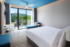 Deluxe Room, 1 King Bed | View from room - OZO Phuket (Karon)