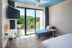 Deluxe Room, 1 King Bed | View from room - OZO Phuket (Karon)