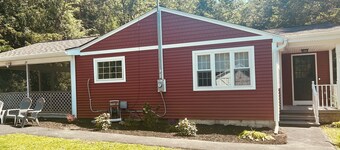 Come enjoy our quaint home across the street from the lake