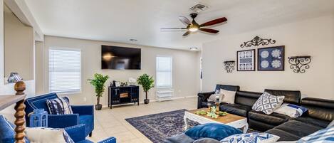 Smart TV, video games, Netflix, Hulu