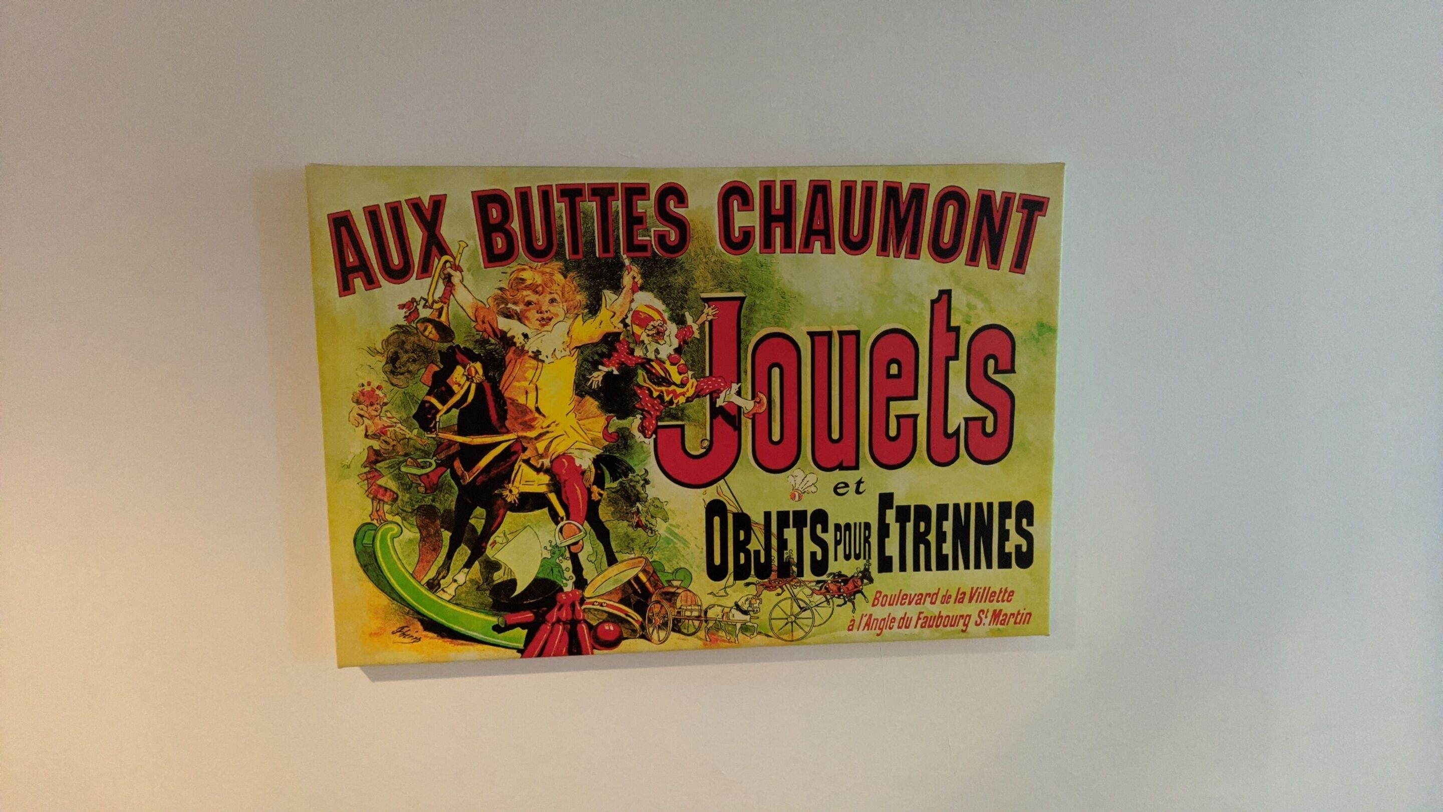 A vintage poster with text and illustrations, likely advertising a product or service.